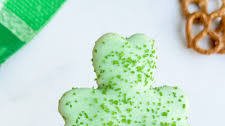 Chocolate Covered Pretzel Shamrocks