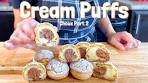 Chocolate Cream Puffs | Hazelnut Choux Au Craquelin ...