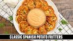 Classic Spanish Potato Fritters | Addictively GOOD & Easy to ...