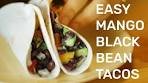 Cookin' & Compostin' - Mango Black Bean Tacos
