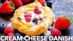 Cream Cheese Danish Recipe with Berries