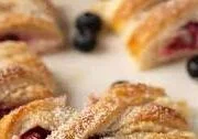 Cream Cheese Puff Pastry Braid with Berries