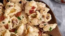Creamy Bacon Cheddar Ranch Pasta Salad
