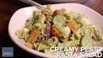 Creamy Pesto Pasta Salad