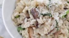 Creamy Spinach and Mushroom Risotto
