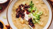 Creamy Vegan Potato Leek Soup