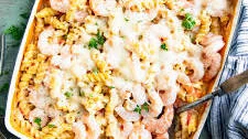 Dump-and-Bake Shrimp Alfredo