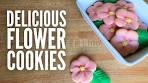 Easy Flower Cookies - How to make flower cookies recipe and ...