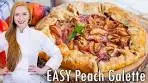 EASY Peach Galette A La Mode - French-Style Peach Pie ...