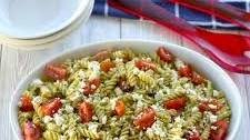 Easy Pesto & Feta Pasta Salad