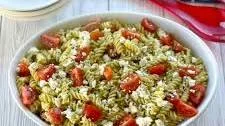 Easy Pesto & Feta Pasta Salad