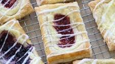 Easy Puff Pastry Cheese and Berry Danish