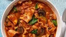 Easy Vegan Lasagna Soup