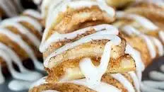 Glazed Cinnamon Apple Twists with Pie Crust