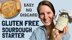 GLUTEN FREE Sourdough Starter | Simple 1-to-1 flour and ...