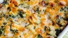 Ham and Broccoli Casserole au Gratin