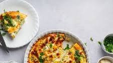 Ham and Cheese Frittata with Broccoli