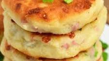 Ham and Cheese Mashed Potato Cakes Recipe
