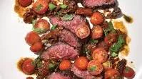Hanger Steak with Tomato(es) Salsa