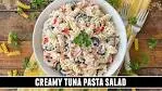 HEALTHY Creamy Tuna Pasta Salad | Seriously GOOD 20 ...