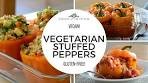 Healthy VEGETARIAN STUFFED PEPPERS - Vegan | Gluten ...