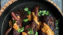 Heirloom Tomato and Cilantro Chimichurri Grilled Chili Rubbed Steak