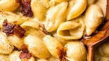 Homemade Bacon Shells and Cheese