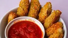 Homemade Vegan Mozzarella Sticks