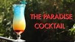How To Make A Paradise Tropical Layered Cocktail | Drinks ...