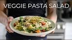 I can't believe HOW TASTY this quick Veggie Pasta Salad ...