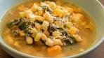 Italian White Bean Soup with Spinach and Parmesan