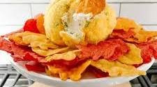 Jalapeno Popper Pumpkin-Shaped Cheese Ball