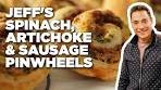 Jeff Mauro's Spinach, Artichoke and Sausage Pinwheels | The ...