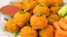 Keto Buffalo Chicken Sausage Balls