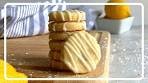Lemon Lavender Shortbread Cookies with Lemon Glaze Drizzle