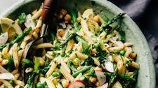 Lemony Spring Pasta Salad with Vegetables & Herbs