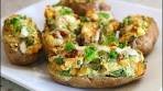 Loaded potato skins forks over knives