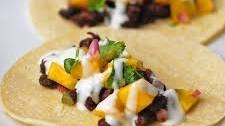Mango Black Bean Tacos