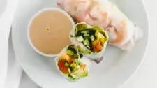 Mango Shrimp Spring Rolls