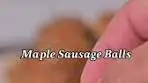 Maple Sausage Balls! Recipe ⬇️ These maple sausage ...
