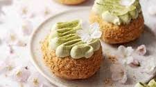 Matcha Cream Puffs