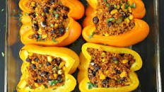 Mexican Quinoa Stuffed Peppers