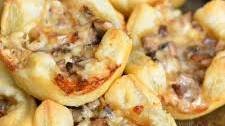 Mushroom Cheese Puff Bites