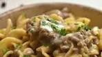 One-pot ground beef stroganoff is hearty, savory perfection ...