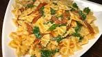 Pasta with Sun-dried Tomatoes and Spinach