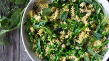 Pea Pasta with Mint, Truffle & Lemon