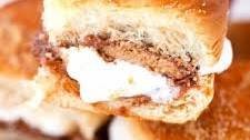 Peanut Butter Cup S'mores Sliders