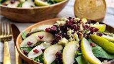 Pear Spinach Salad