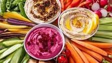 Pita and Hummus Plate