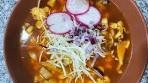 Pozole rojo VEGANO de setas | ALE DE NAVA